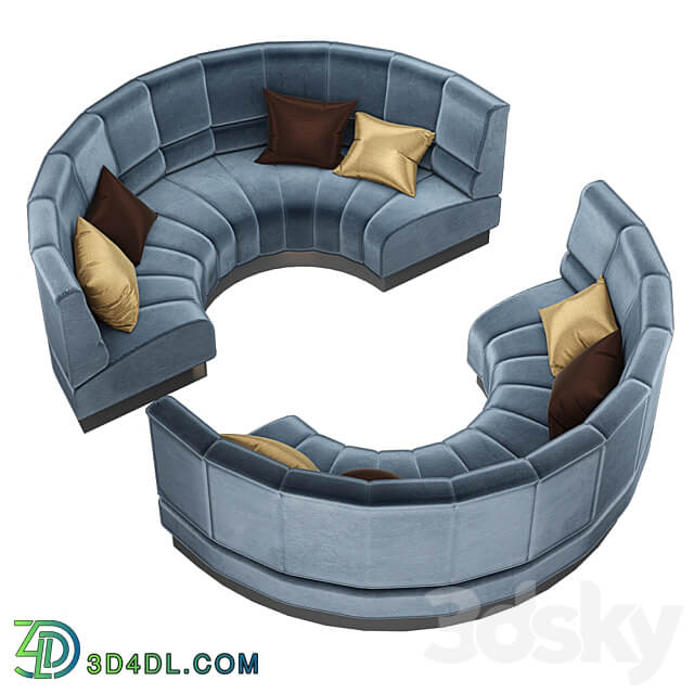 Sofa for bar restaurant 3D Models 3DSKY