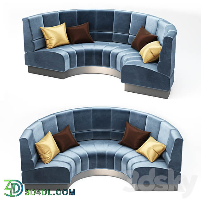 Sofa for bar restaurant 3D Models 3DSKY