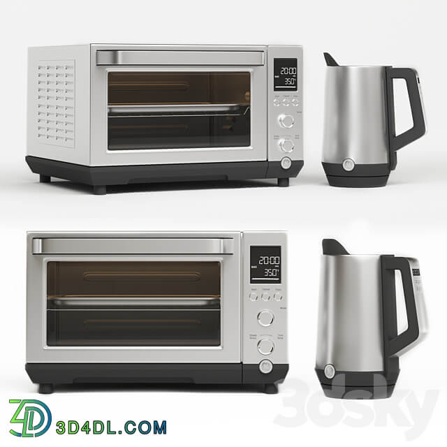 General Electric Kitchen Appliances Set01 3D Models 3DSKY