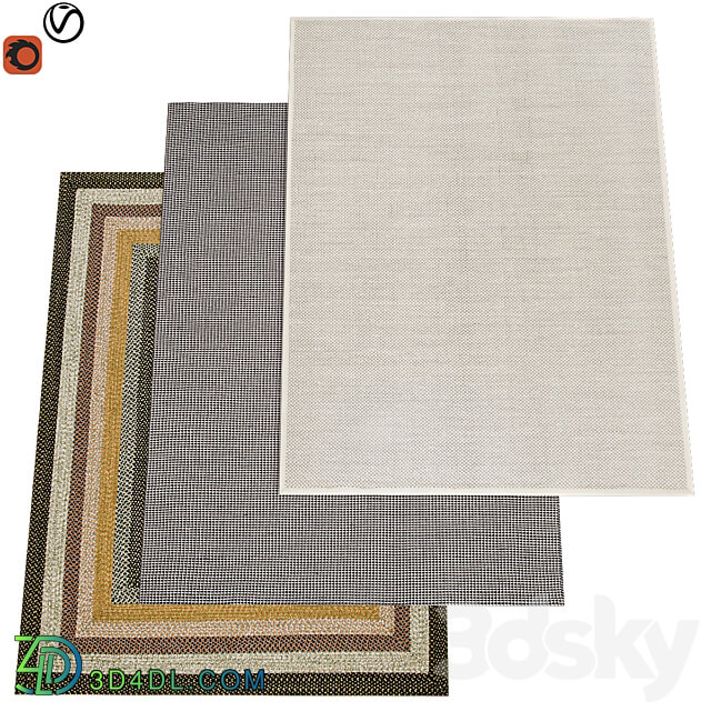 Carpets 131 3D Models 3DSKY