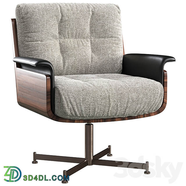 Office chair Minotti Daiki Studio 3D Models 3DSKY