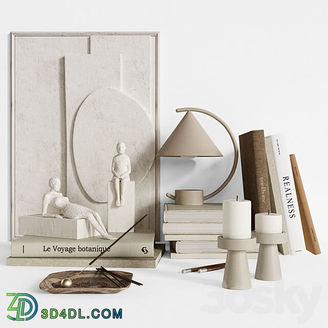 Decorative Set 47 3D Models 3DSKY