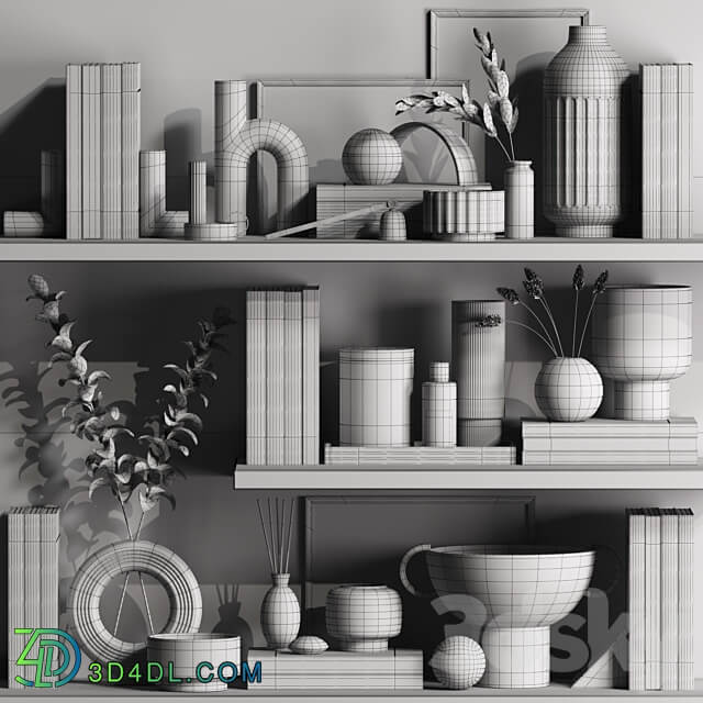 Decor set 55 3D Models 3DSKY