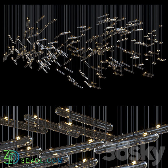 FLYLIGHT Studio Drift Pendant light 3D Models 3DSKY