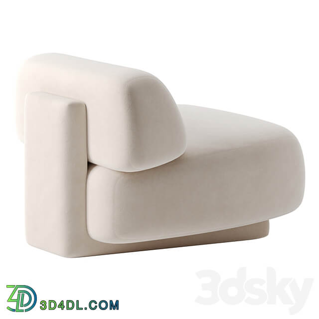 Gogan armchair by Moroso 3D Models