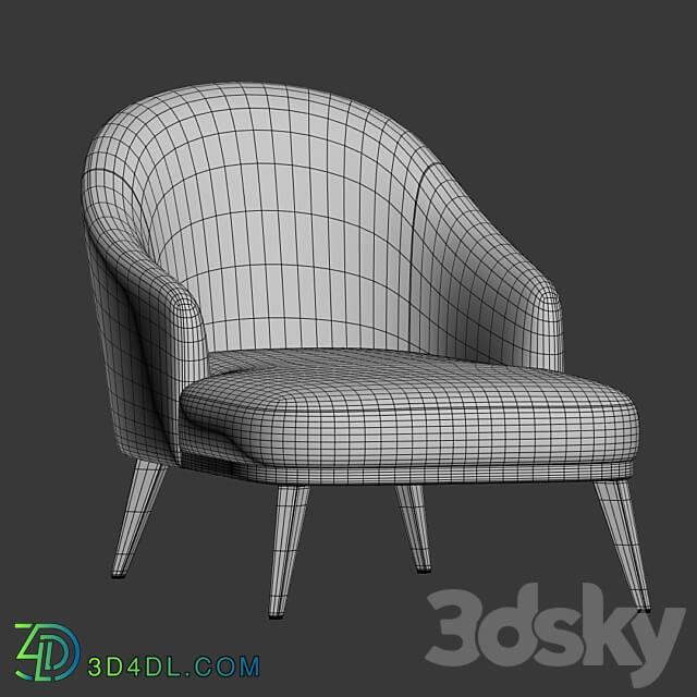 Eliza Chaise Lounge 3D Models 3DSKY