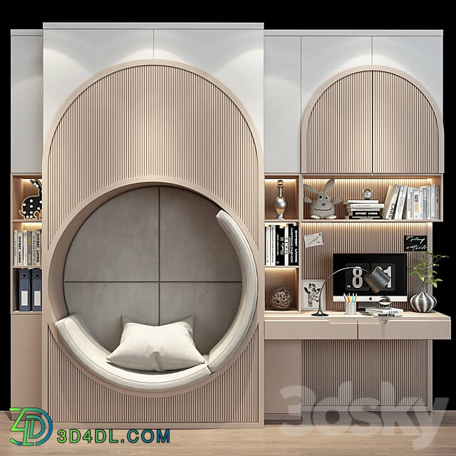 Furniture for a children 0452 3D Models 3DSKY