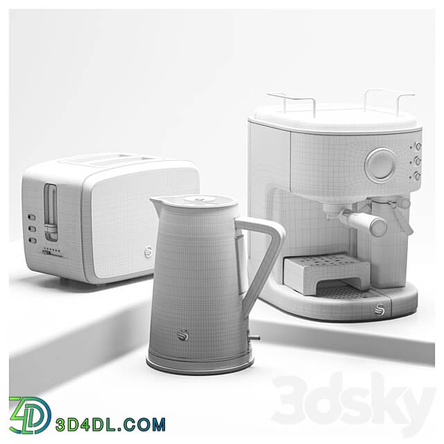Swan Appliances Nordic 3D Models 3DSKY