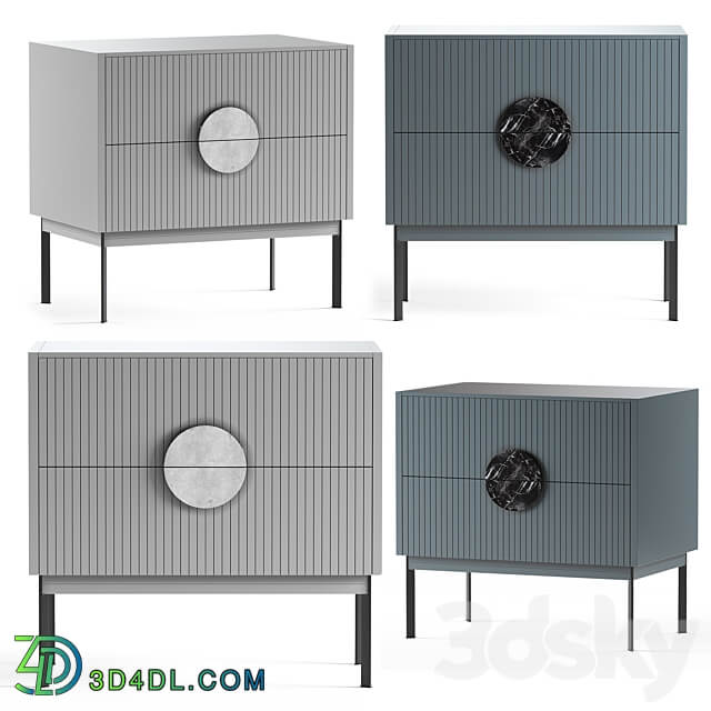 ALTO bedside table Sideboard Chest of drawer 3D Models 3DSKY