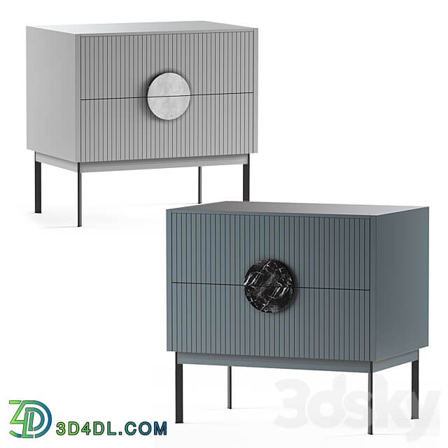 ALTO bedside table Sideboard Chest of drawer 3D Models 3DSKY