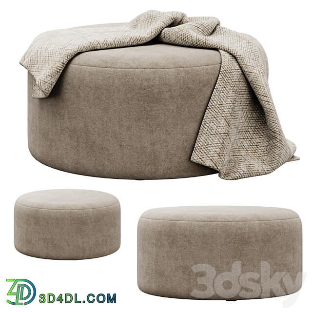 Folk pouf collection by noo.ma 3D Models 3DSKY