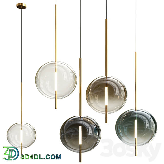 Kandinsky Pendant Lamp BY Broberg Pendant light 3D Models 3DSKY