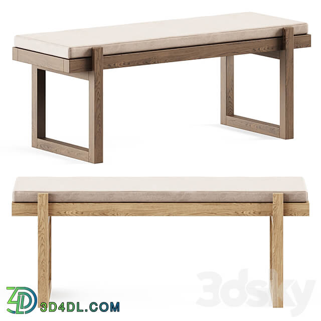 Minimal Bench by Kristina Dam Studio 3D Models 3DSKY