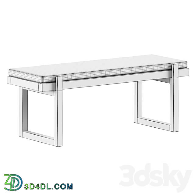 Minimal Bench by Kristina Dam Studio 3D Models 3DSKY