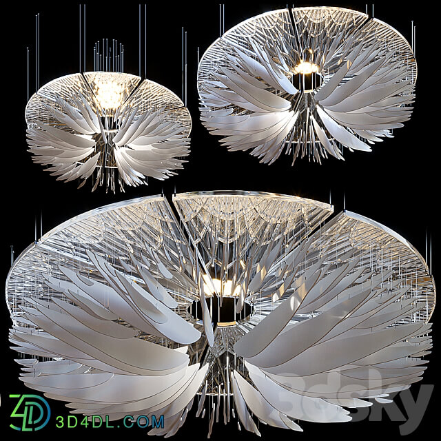 Pendant lamp Vargov Design Oudemansiella Pendant light 3D Models 3DSKY