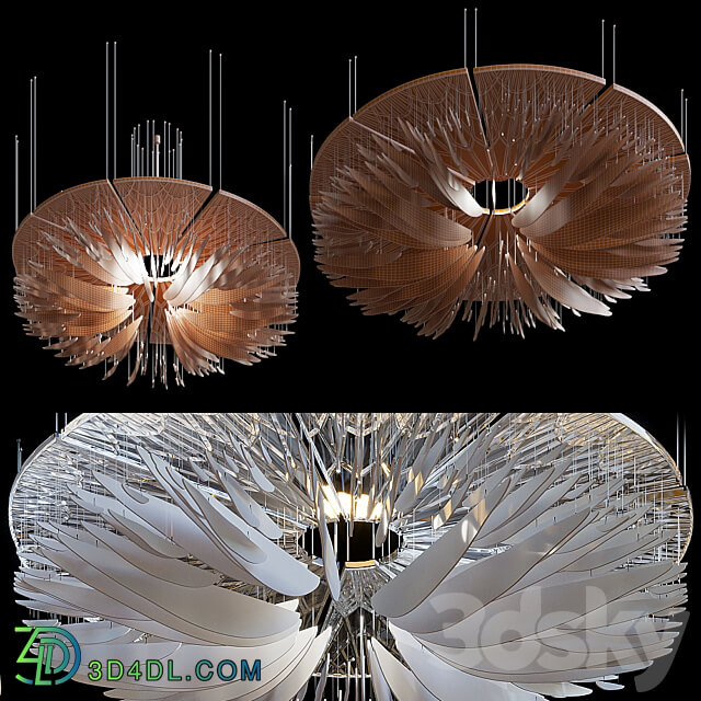 Pendant lamp Vargov Design Oudemansiella Pendant light 3D Models 3DSKY