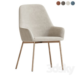 Evy II upholstered chair 3D Models 3DSKY 