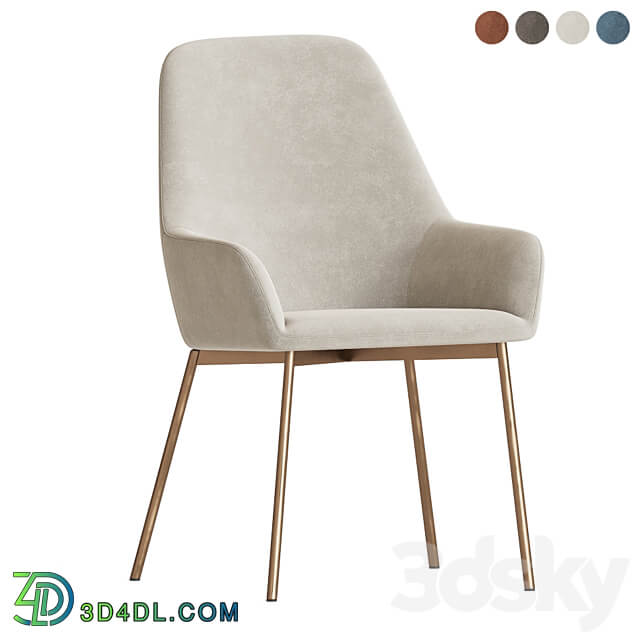 Evy II upholstered chair 3D Models 3DSKY