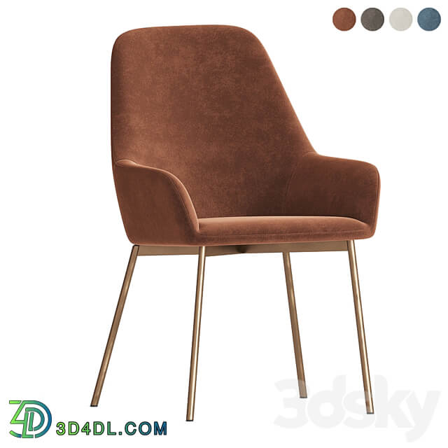 Evy II upholstered chair 3D Models 3DSKY