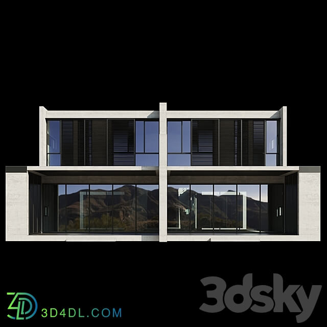 Modern House 03 3D Models 3DSKY