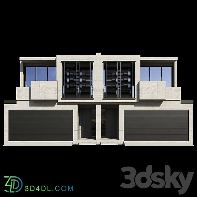 Modern House 03 3D Models 3DSKY