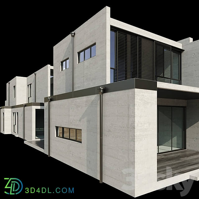 Modern House 03 3D Models 3DSKY