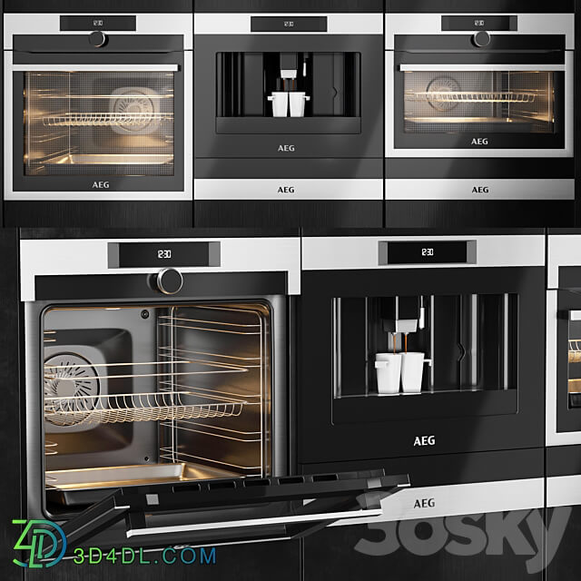 AEG appliance collection 3D Models 3DSKY