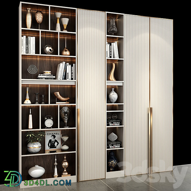 Furniture composition set K223 Wardrobe Display cabinets 3D Models 3DSKY