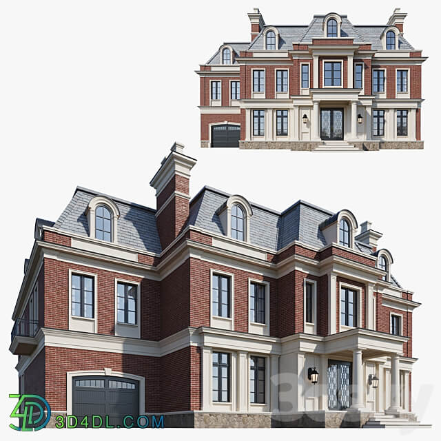 Classic house 4 3D Models 3DSKY