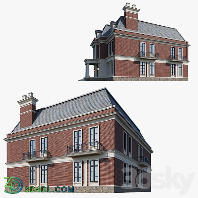 Classic house 4 3D Models 3DSKY