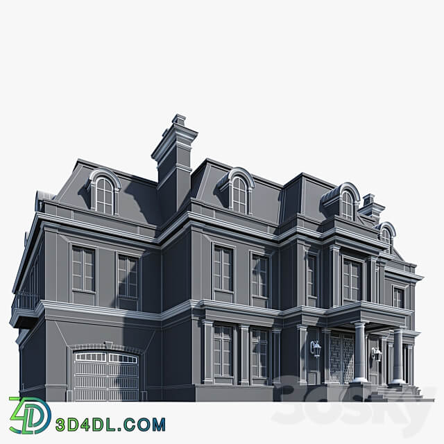 Classic house 4 3D Models 3DSKY