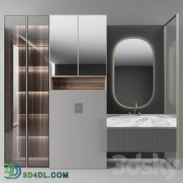 Bathroom console 11 3D Models 3DSKY