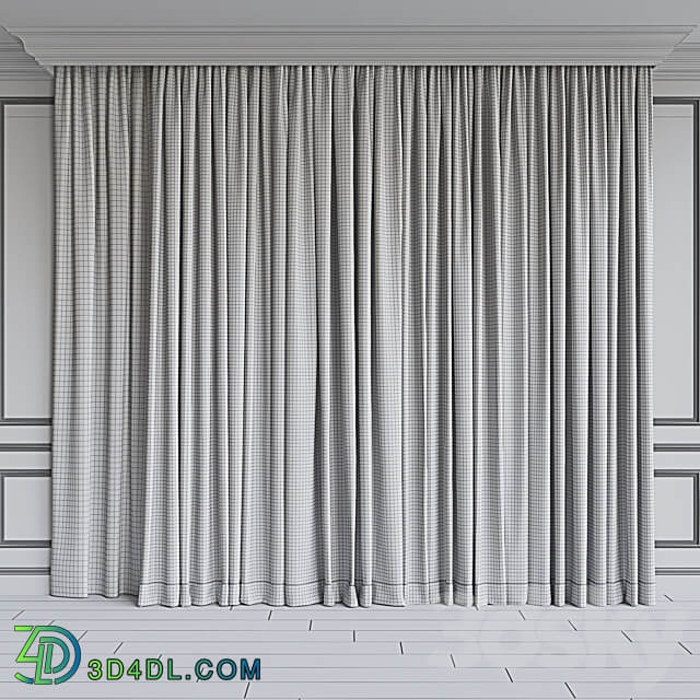 Set of curtains 105 3D Models 3DSKY