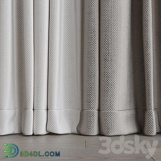 Set of curtains 105 3D Models 3DSKY