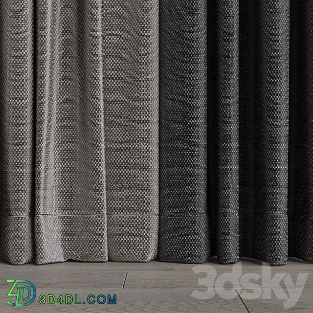 Set of curtains 105 3D Models 3DSKY