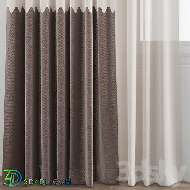 Curtain 360 3D Models 3DSKY