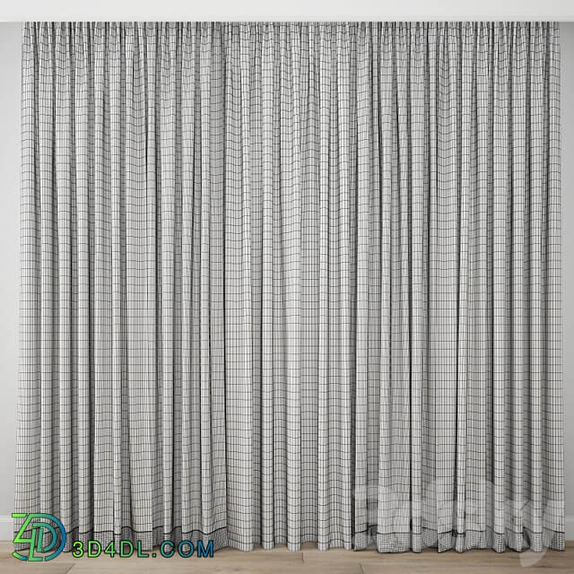 Curtain 360 3D Models 3DSKY