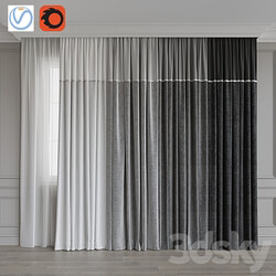 Set of curtains 107 3D Models 3DSKY 