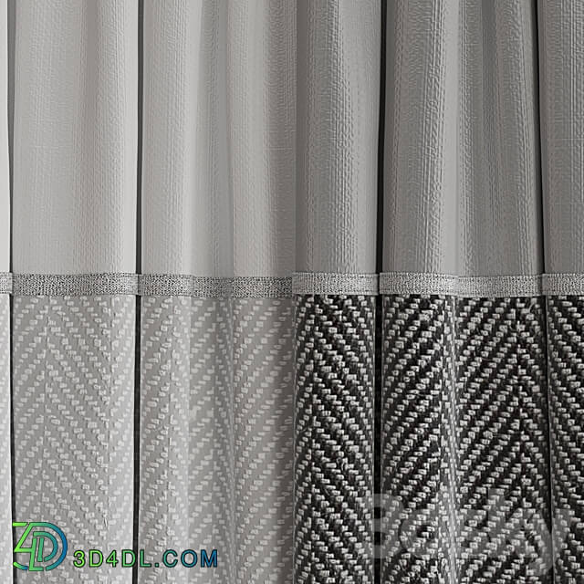 Set of curtains 107 3D Models 3DSKY