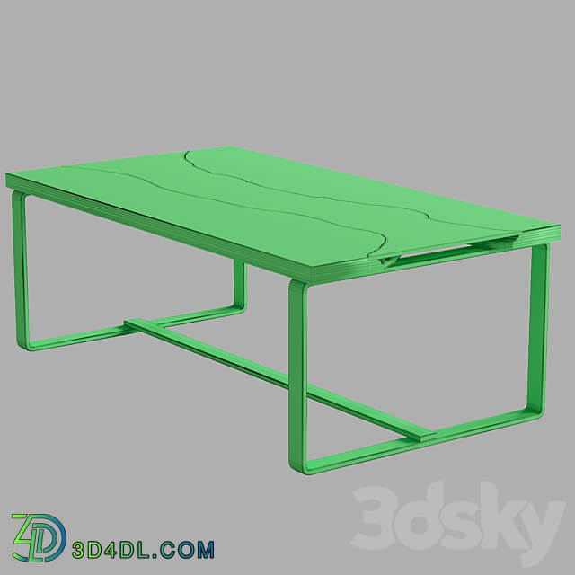River Olive Wood table 3D Models 3DSKY