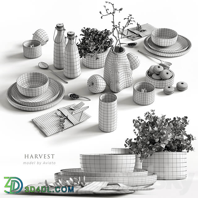 Harvest 3D Models 3DSKY