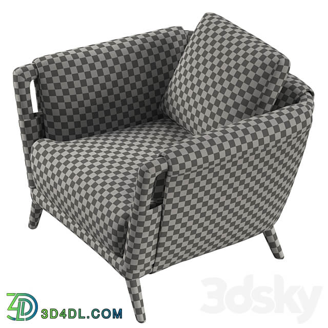 Flou gaudi armchair 3D Models 3DSKY