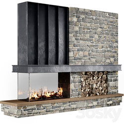Fireplace modern 79 3D Models 3DSKY 