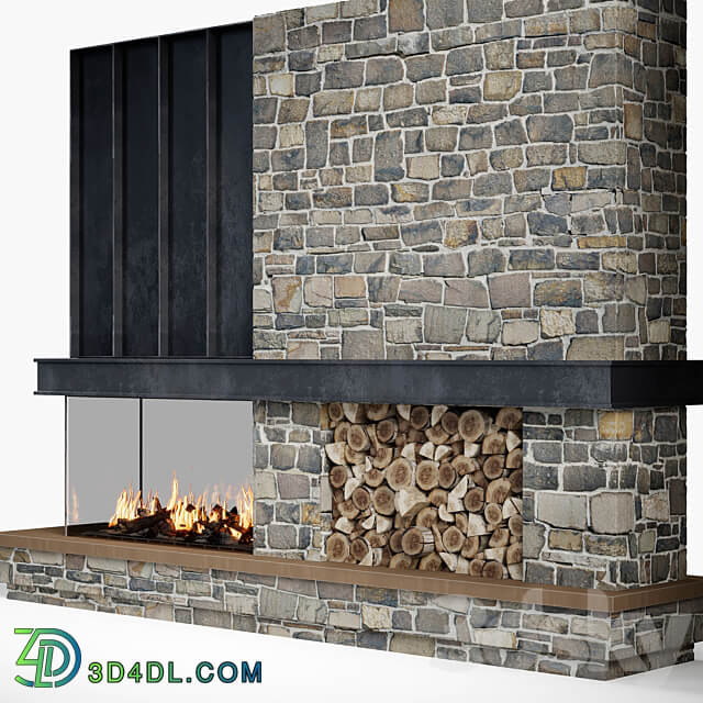 Fireplace modern 79 3D Models 3DSKY