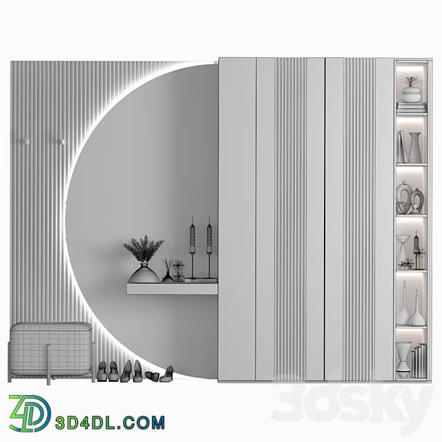 Hallway Composition 31 3D Models 3DSKY