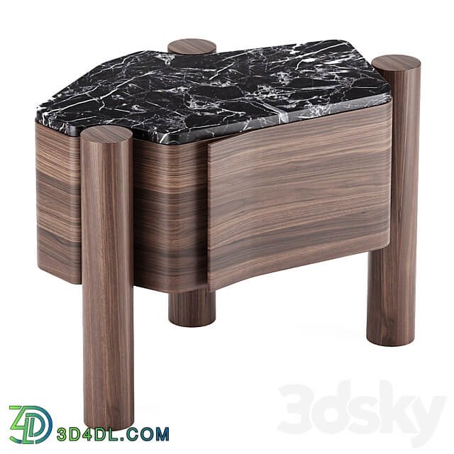 VILLA Side Table by OKHA Sideboard Chest of drawer 3D Models 3DSKY