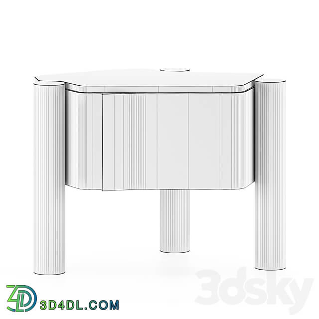 VILLA Side Table by OKHA Sideboard Chest of drawer 3D Models 3DSKY