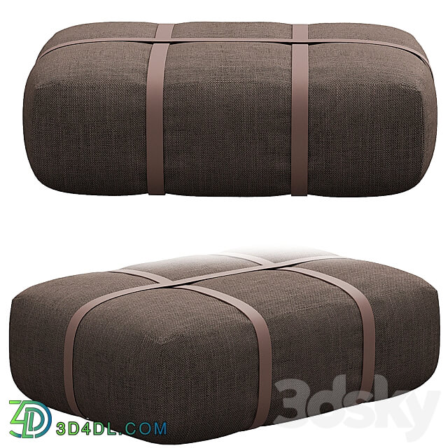 Harper pouf 3D Models 3DSKY