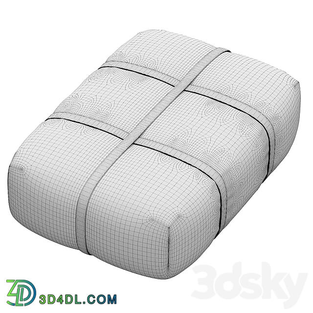 Harper pouf 3D Models 3DSKY