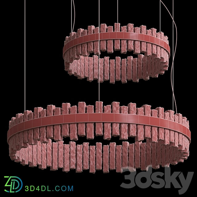 Circle Phoenix 64cm and 90cm Pendant light 3D Models 3DSKY